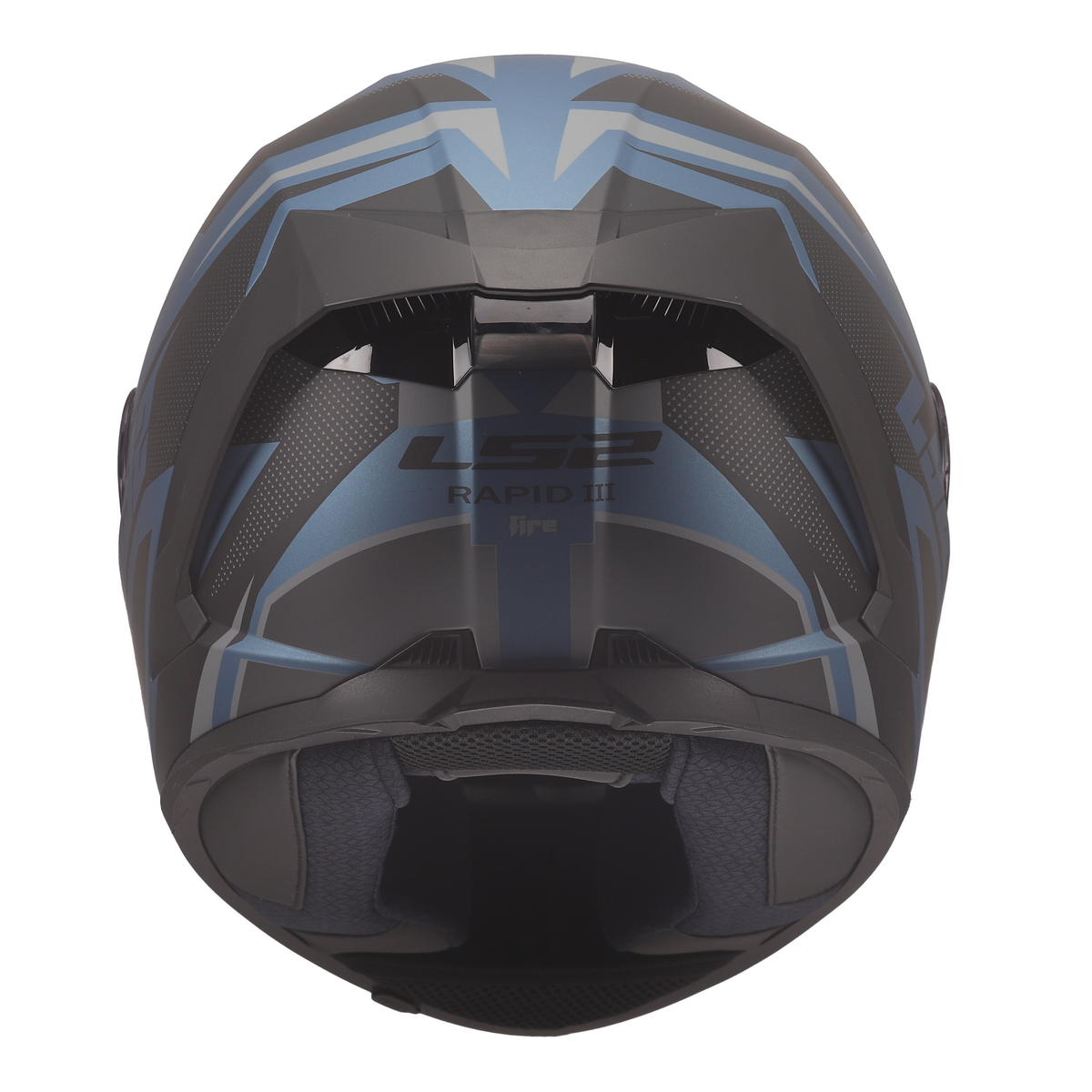 LS2 FF820 RAPID III XTREM BLACK BLUE PETROL