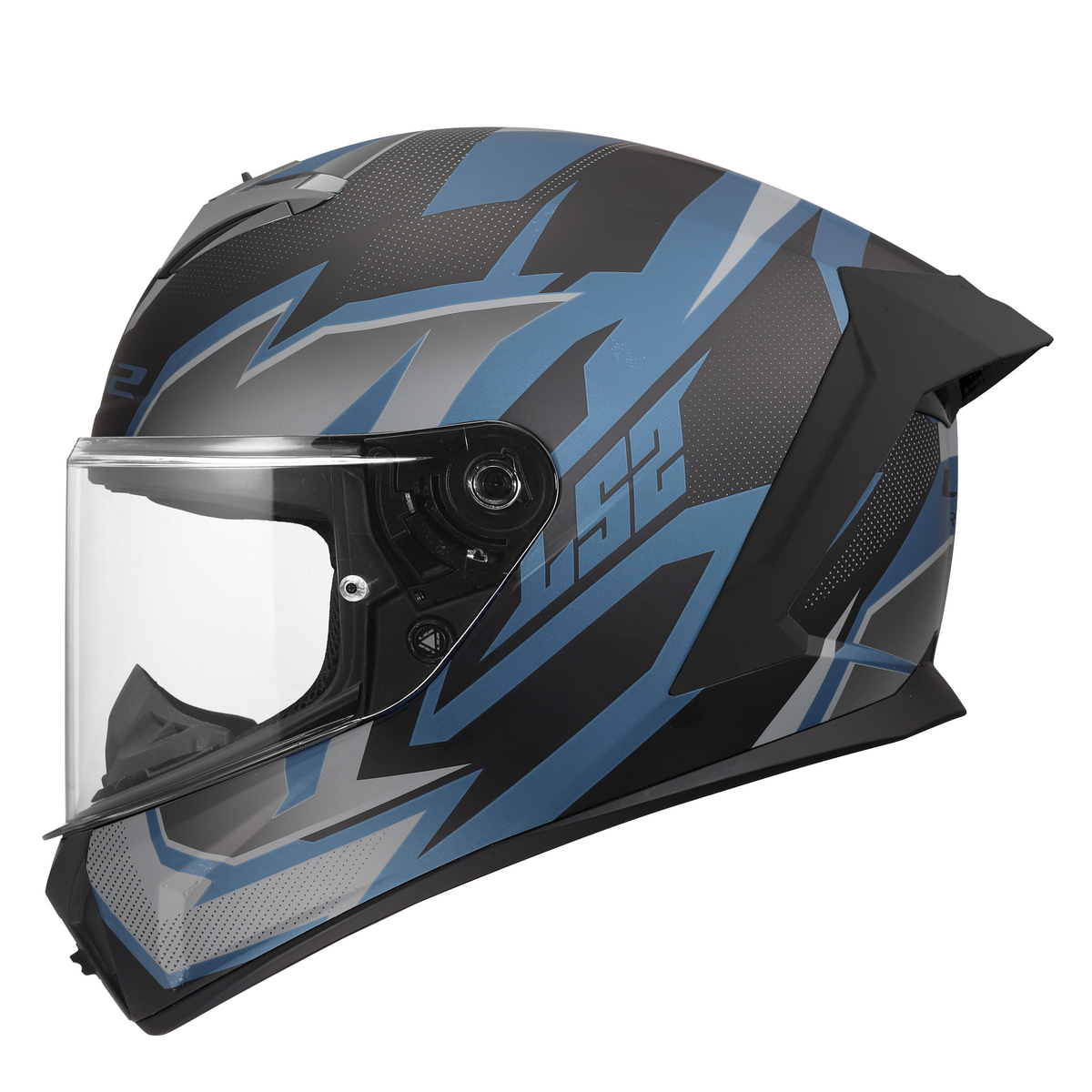 LS2 FF820 RAPID III XTREM BLACK BLUE PETROL