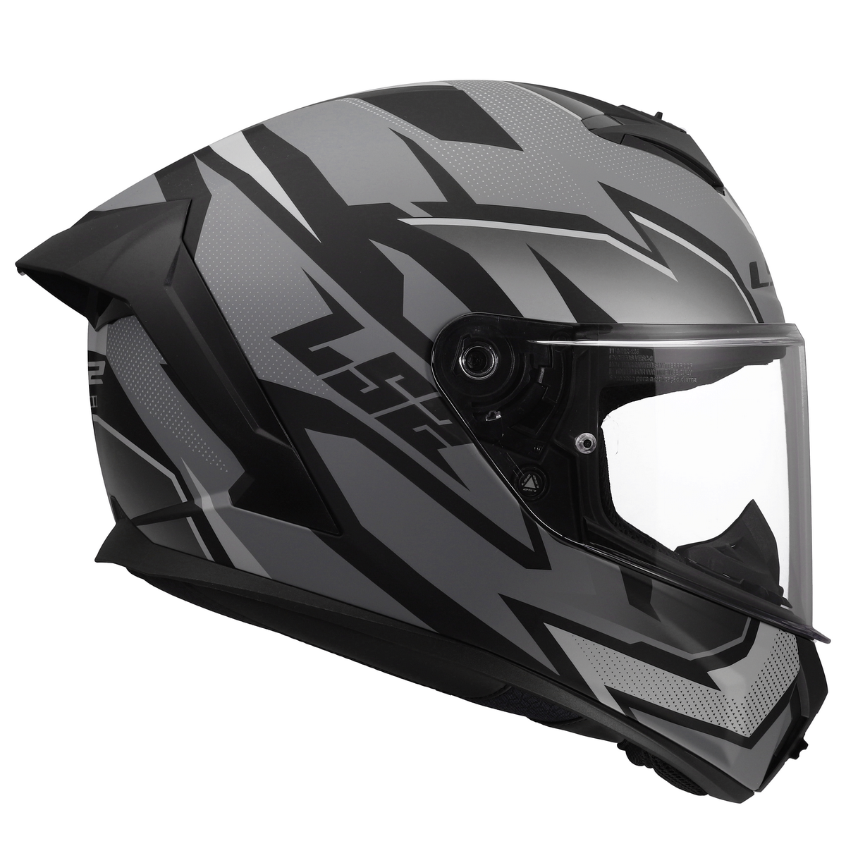 LS2 FF820 RAPID III XTREM BLACK GREY
