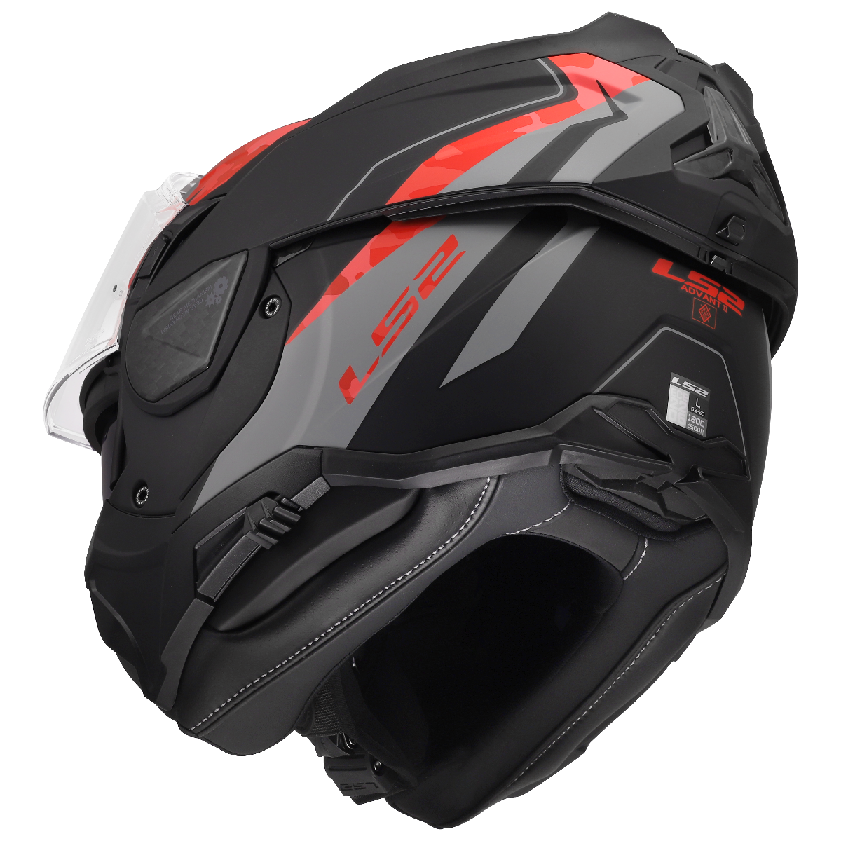 LS2 FF910 ADVANT II GLIDE BLACK GREY RED
