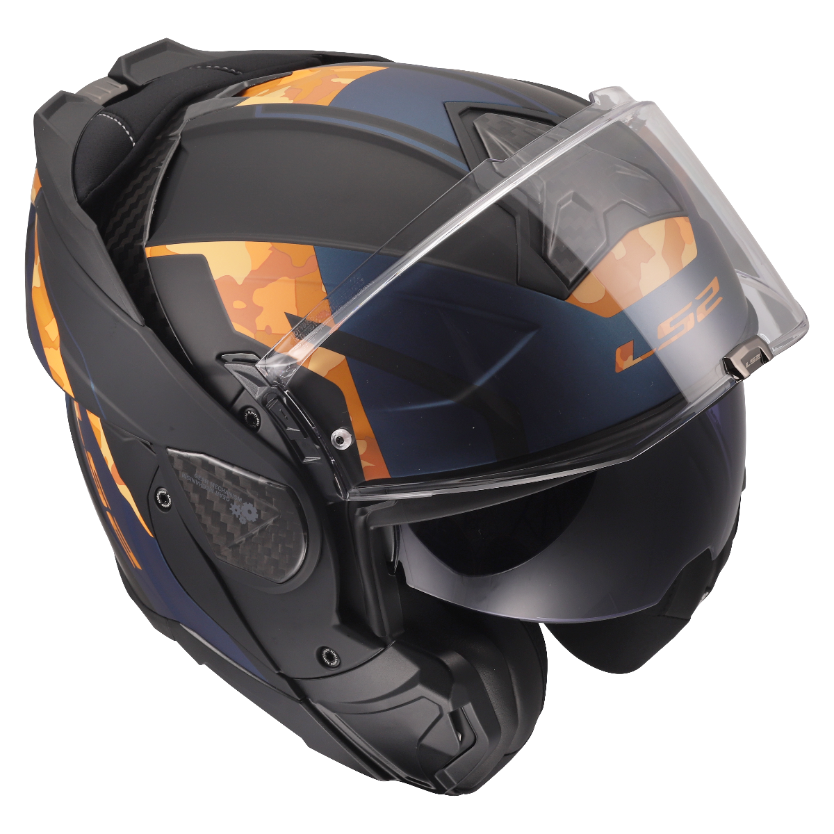 LS2 FF910 ADVANT II GLIDE BLACK ORANGE