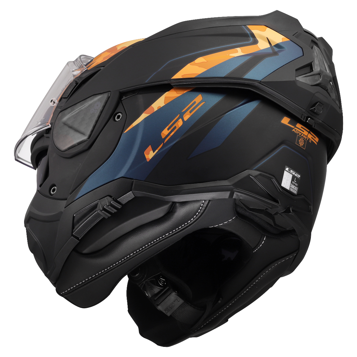 LS2 FF910 ADVANT II GLIDE BLACK ORANGE