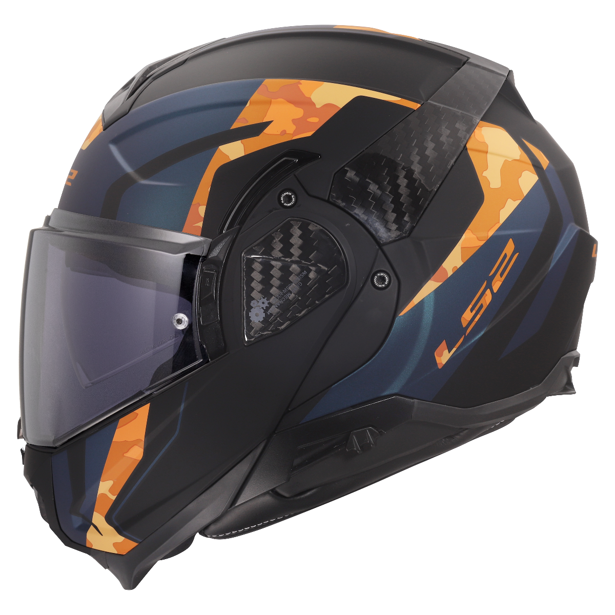 LS2 FF910 ADVANT II GLIDE BLACK ORANGE