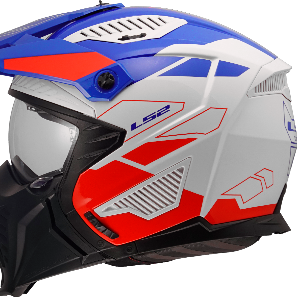 LS2 OF606 DRIFTER TREK WHITE BLUE RED-06