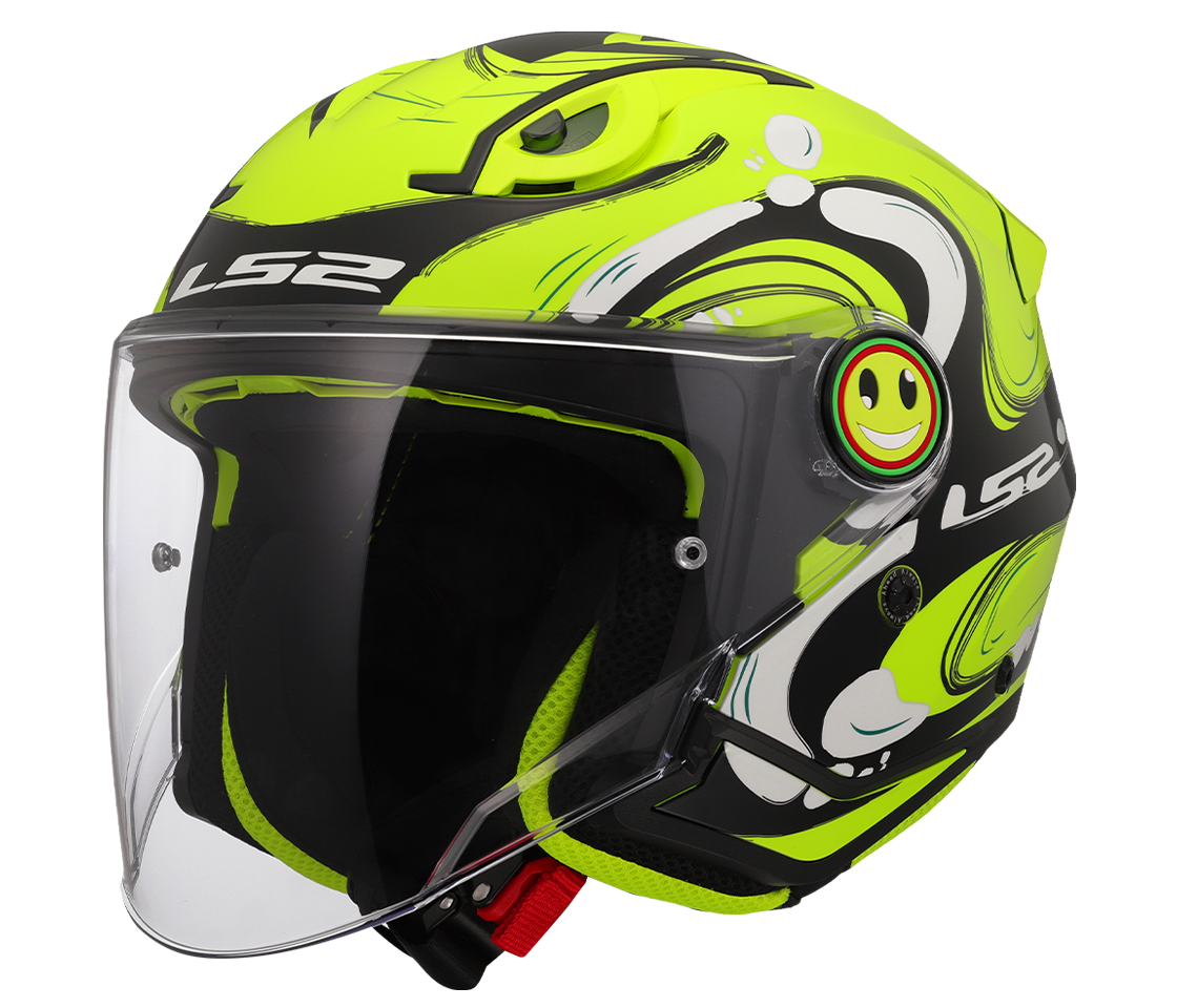 LS2 OF622 FUNNY II GLUP H-VIS YELLOW