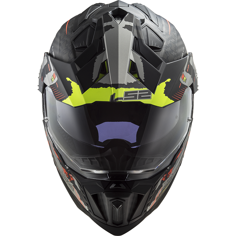 LS2 MX701 Explorer C EXTEND Matt H-V Yellow XS