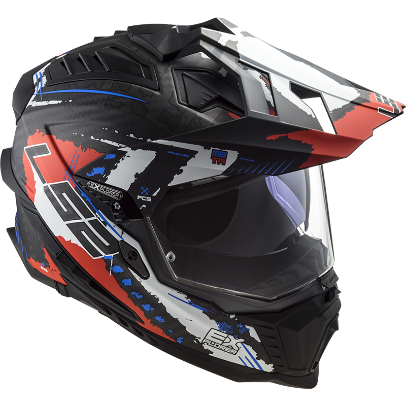 LS2 MX701 Explorer C EXTEND Matt Red L