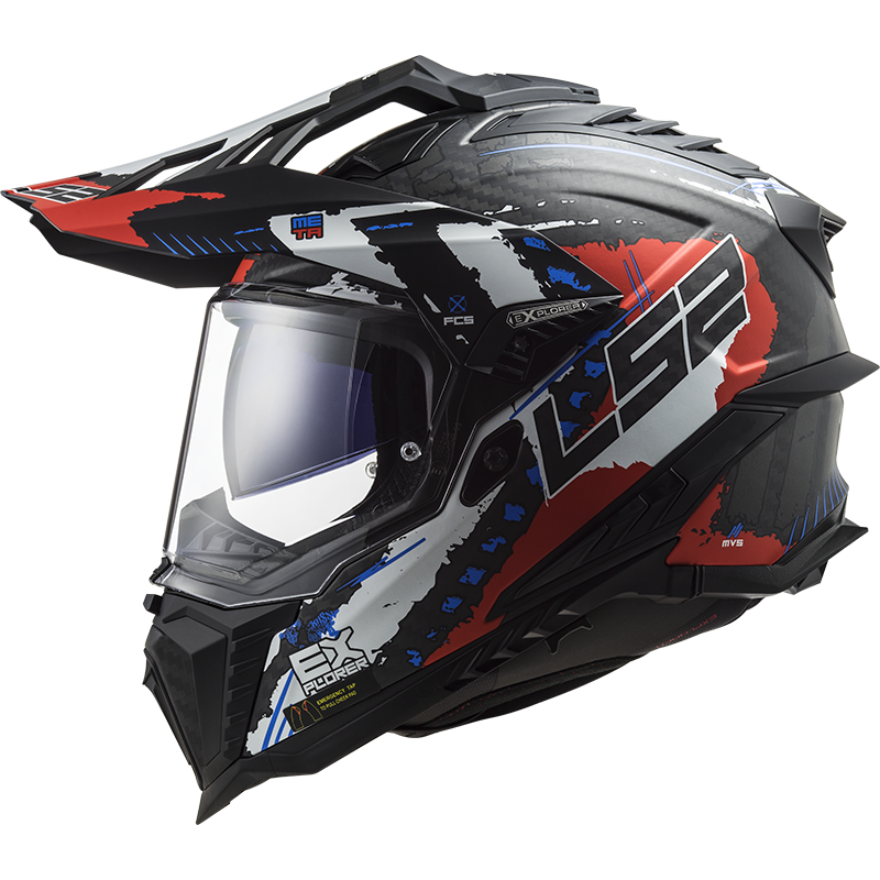 LS2 MX701 Explorer C EXTEND Matt Red L