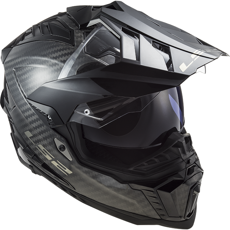 LS2 MX701 EXPLORER C GLOSS CARBON-06 XS
