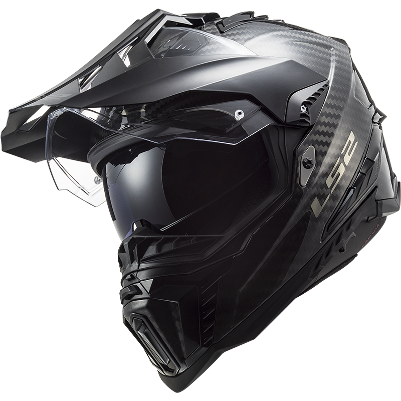 LS2 MX701 EXPLORER C GLOSS CARBON-06 XS