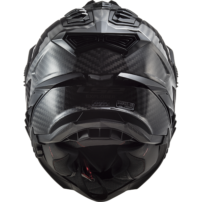 LS2 MX701 EXPLORER C GLOSS CARBON-06 XS