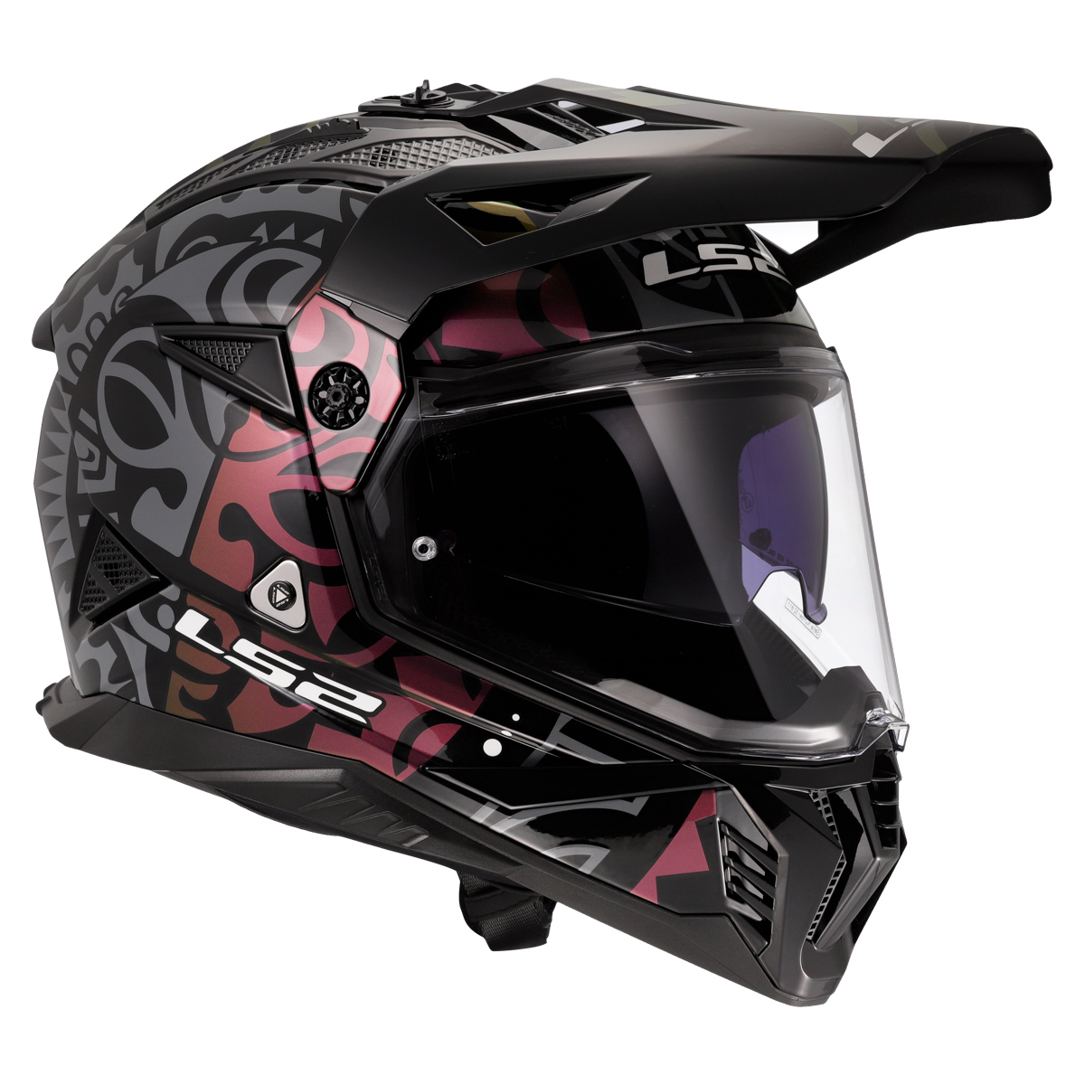 LS2 MX702 PIONEER II RANGI BLACK-06 3XL