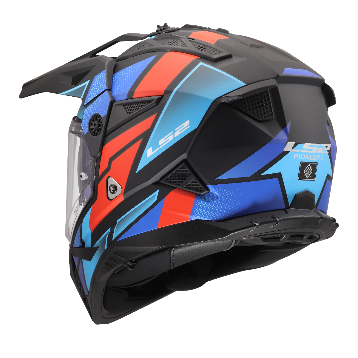 LS2 MX702 PIONEER II BLOCK BLACK RED BLUE-06