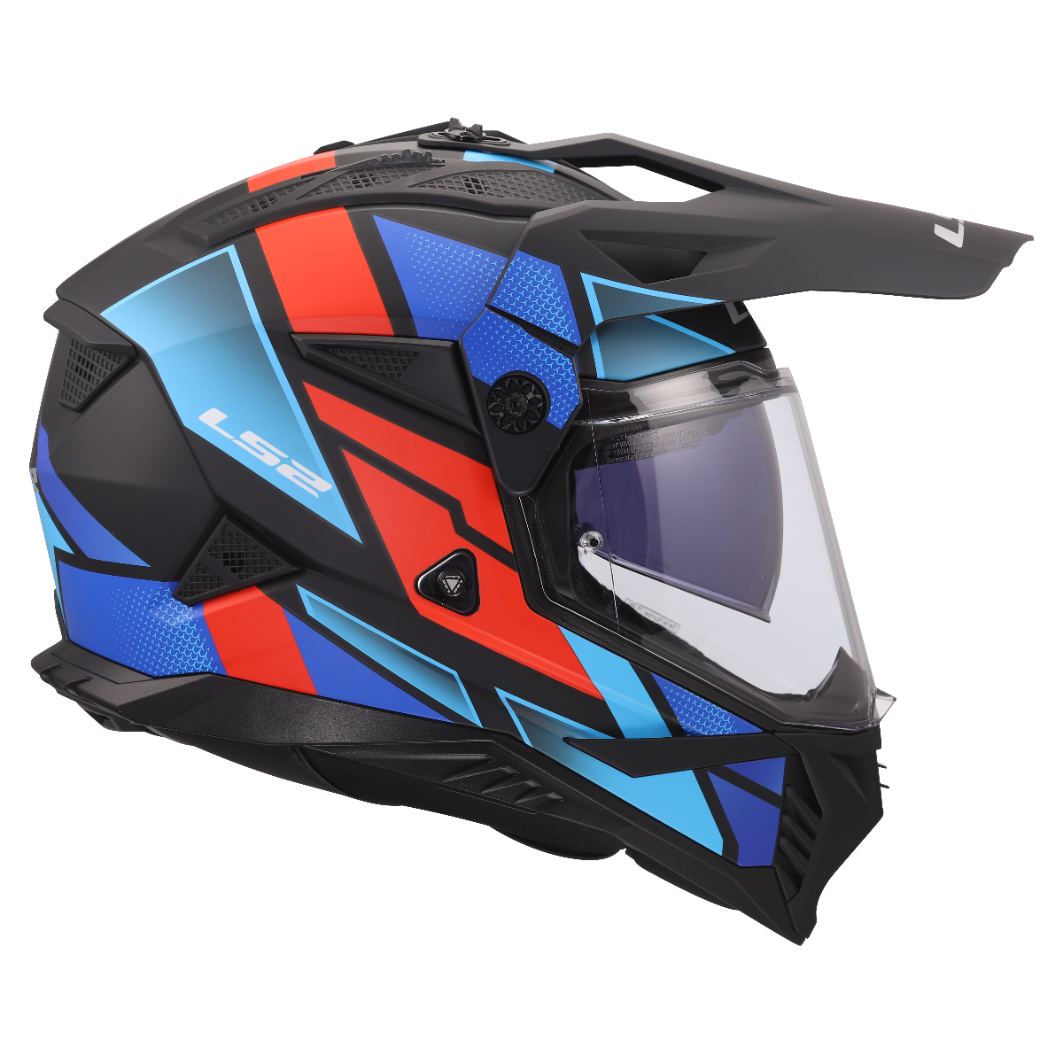 LS2 MX702 PIONEER II BLOCK BLACK RED BLUE-06