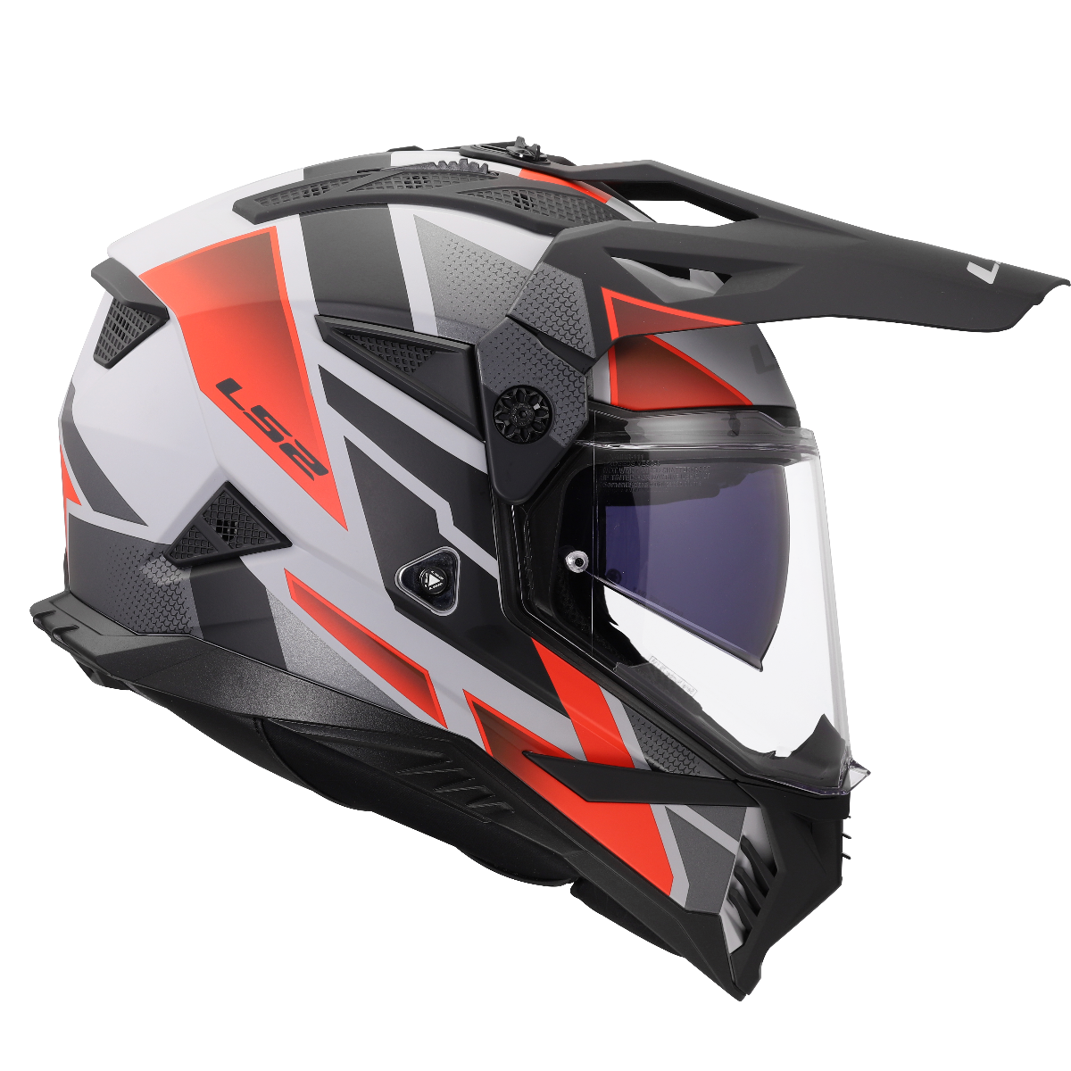 LS2 MX702 PIONEER II BLOCK GREY RED-06