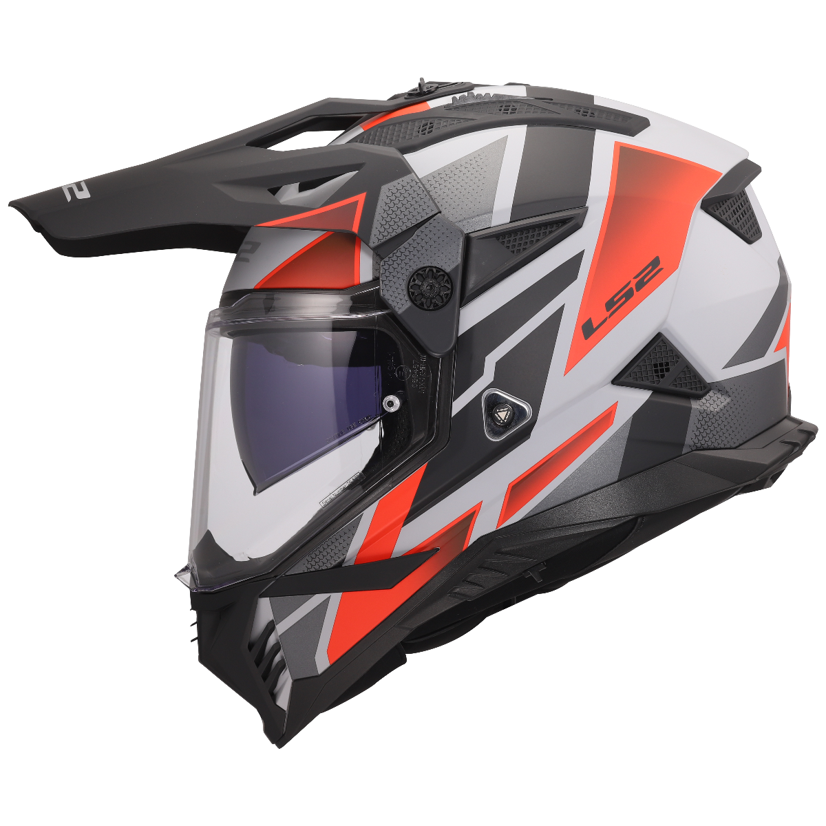 LS2 MX702 PIONEER II BLOCK GREY RED-06