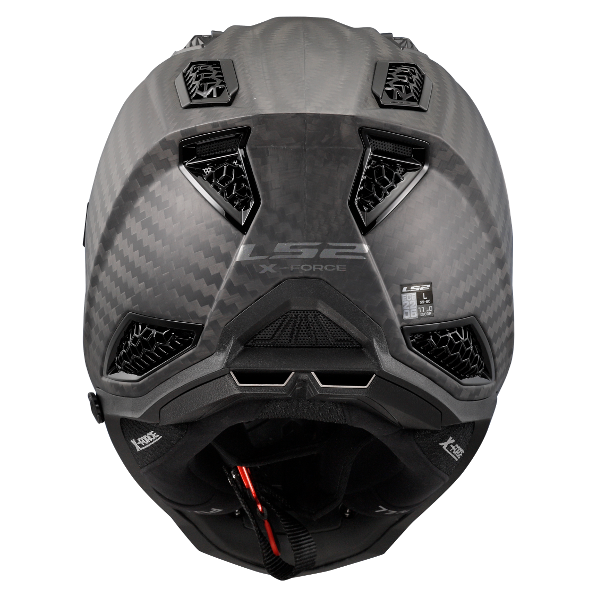LS2 MX703 C X-FORCE MATT CARBON-06 S