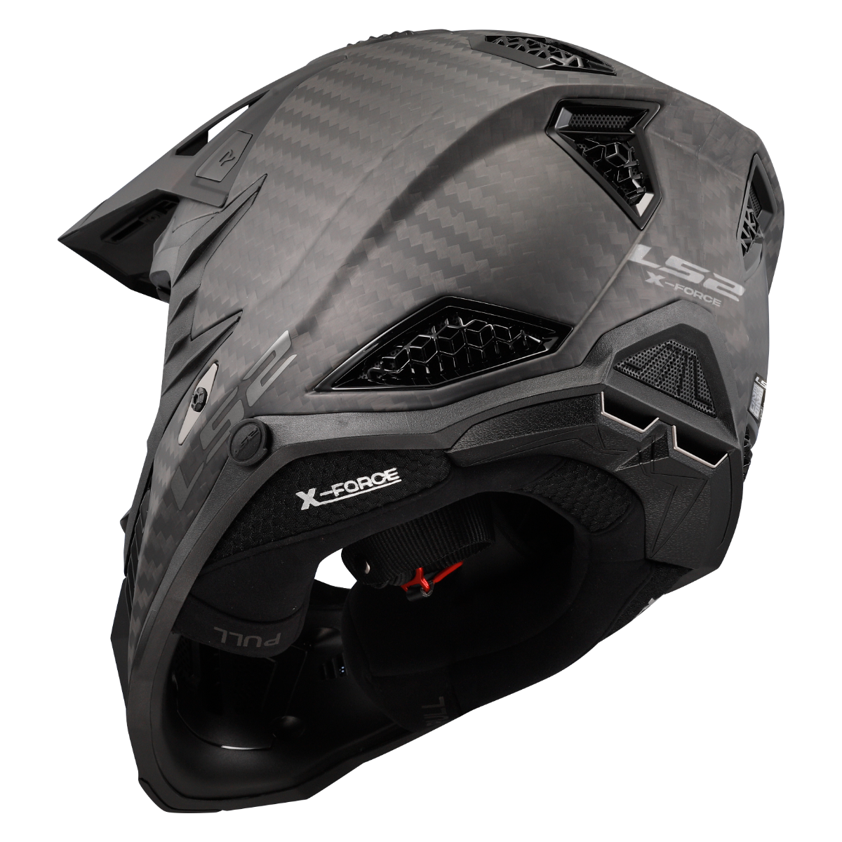 LS2 MX703 C X-FORCE MATT CARBON-06 S
