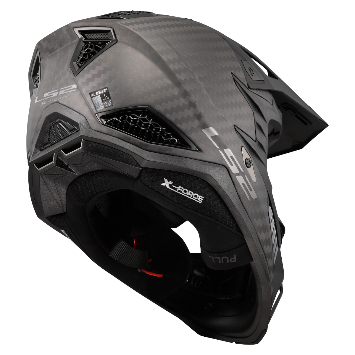 LS2 MX703 C X-FORCE MATT CARBON-06