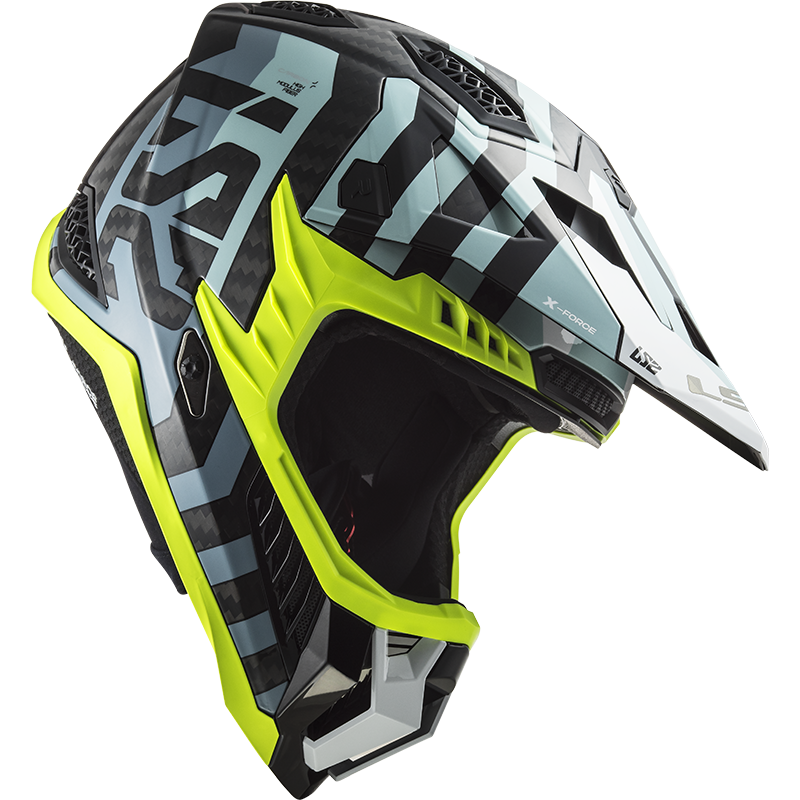 LS2 MX703 C X-FORCE BARRIER SKY BLUE-06 M