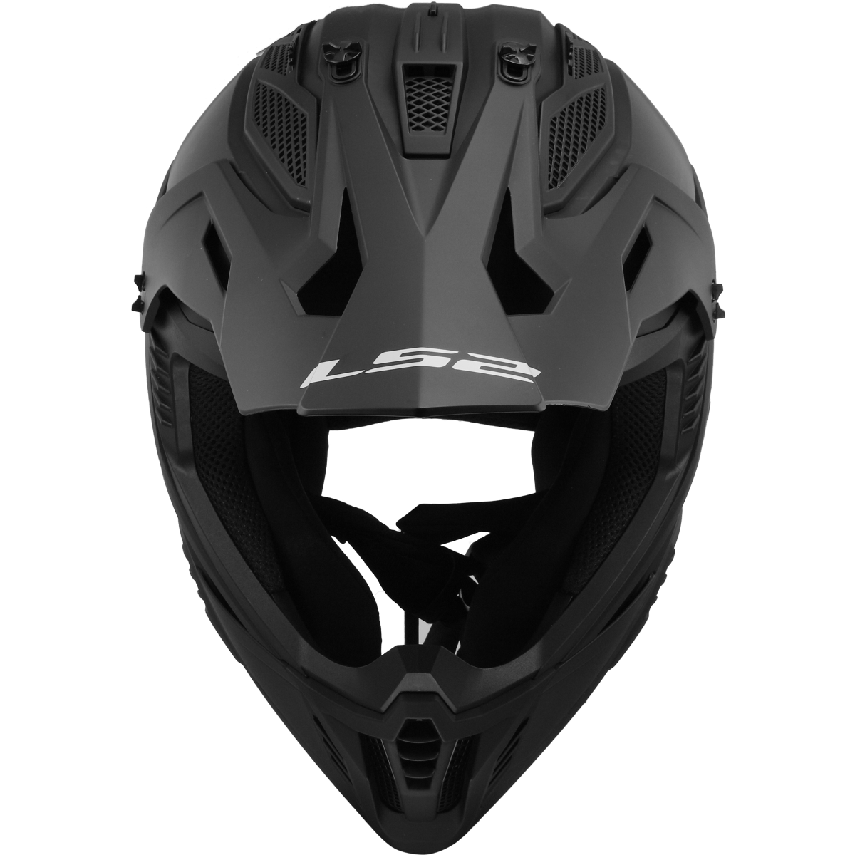 LS2 MX708 FAST II SOLID MATT BLACK-06 3XL