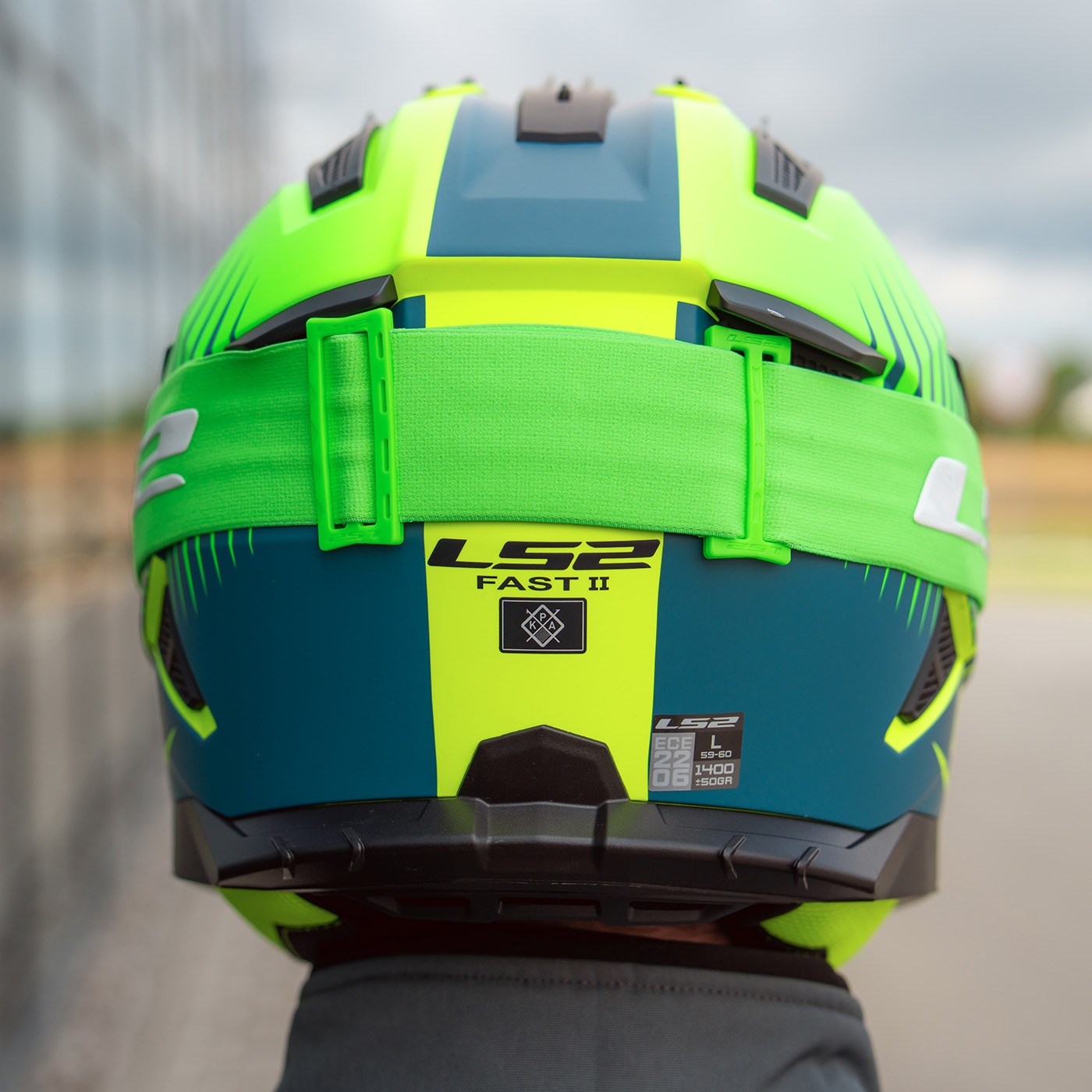 LS2 MX708 FAST II DUCK M.H-V GREEN H-V YELL.-06