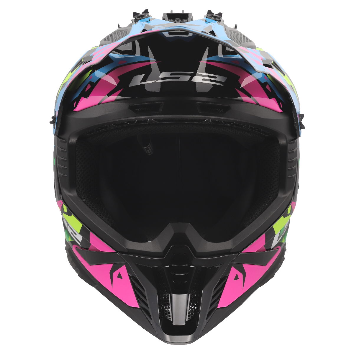 LS2 MX708 FAST II GROTESK BLUE PINK GREEN-06