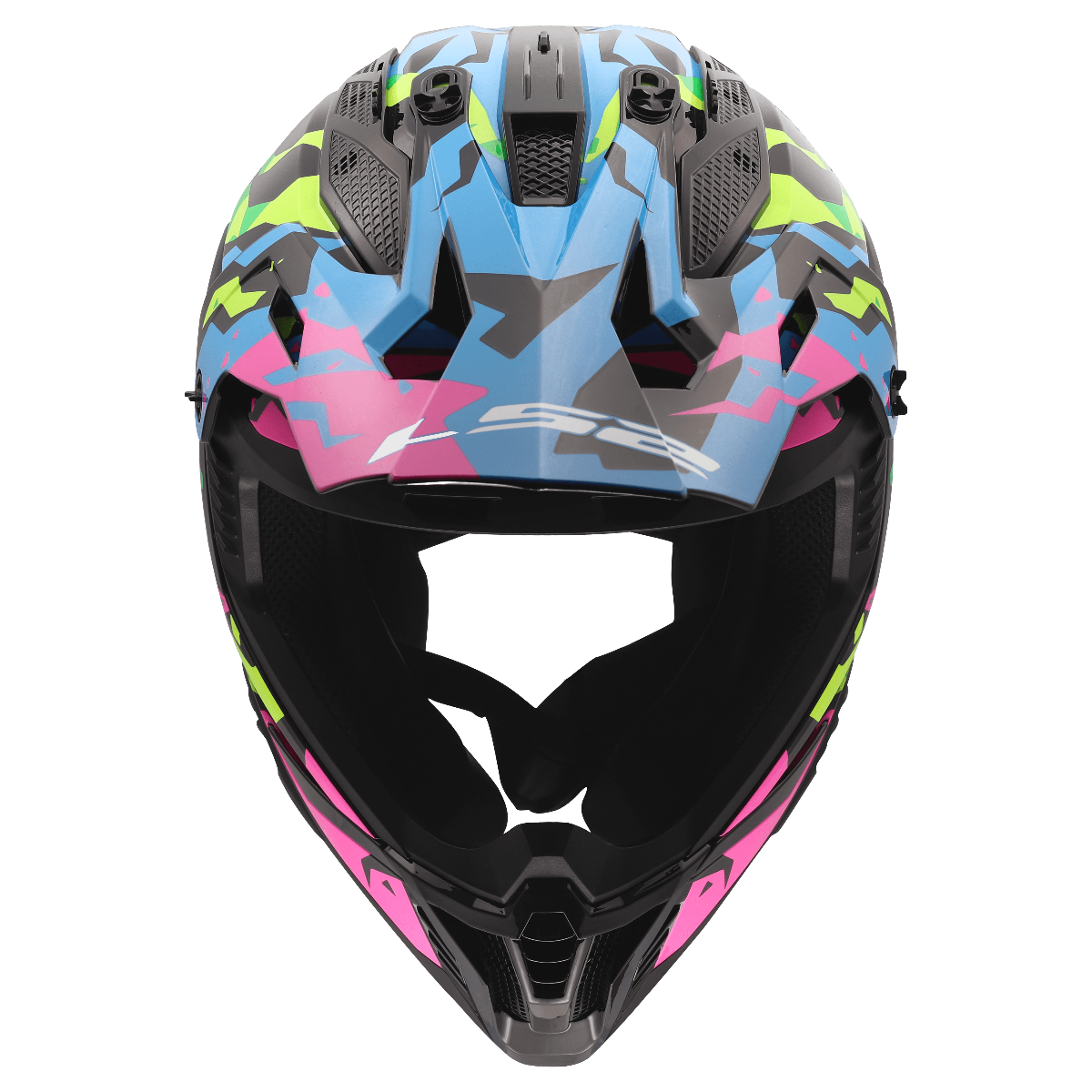 LS2 MX708 FAST II GROTESK BLUE PINK GREEN-06