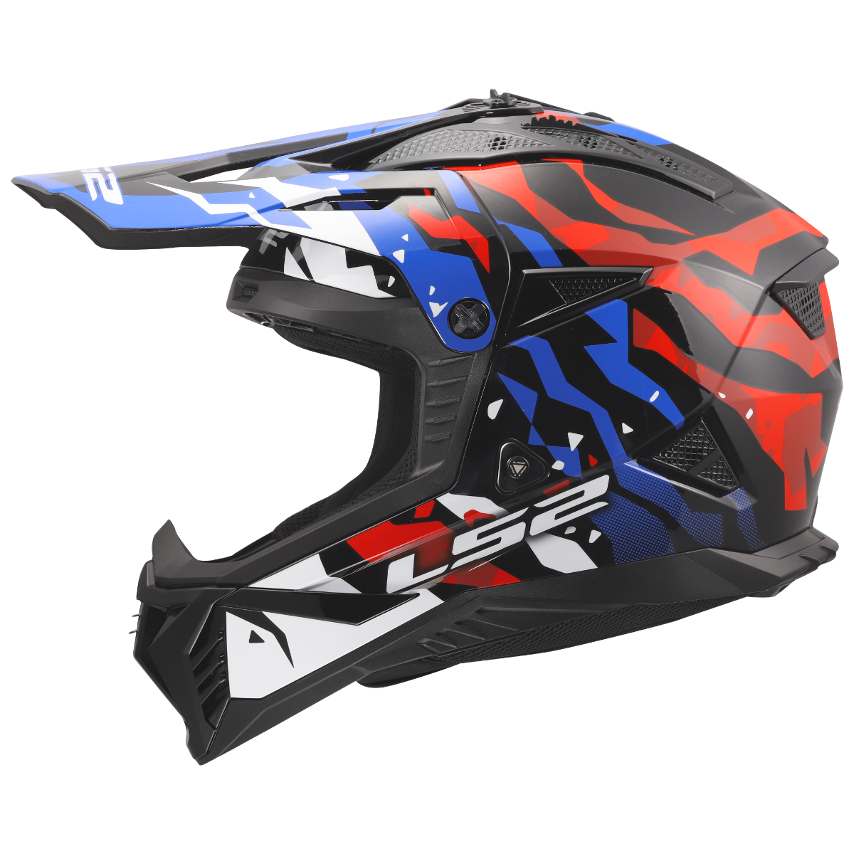 LS2 MX708 FAST II GROTESK WHITE BLUE RED-06