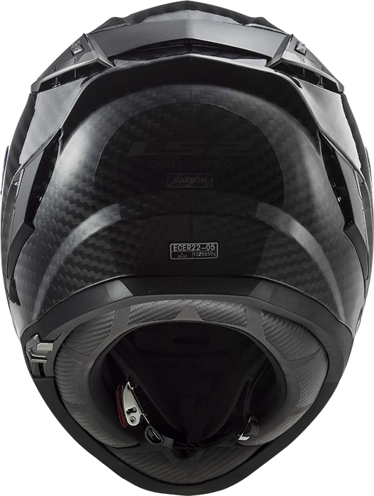LS2 FF327 CHALLENGER C CARBON SOLID 3XL