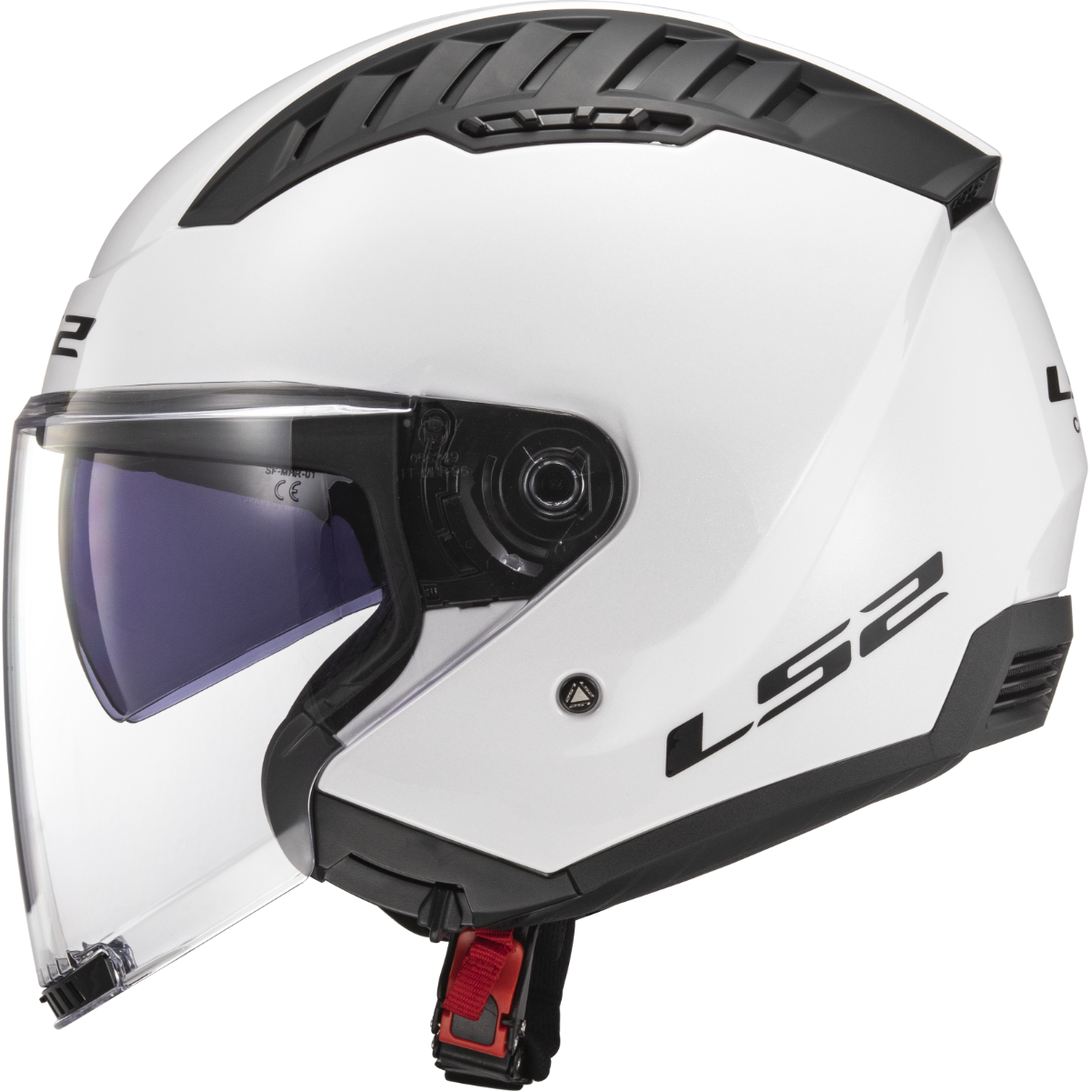 LS2 OF600 COPTER II GLOSS WHITE-06 S