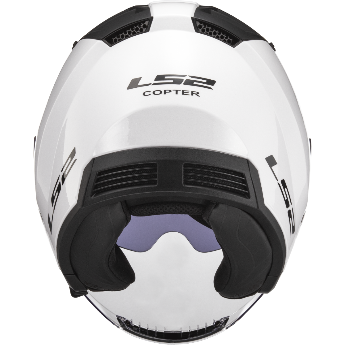 LS2 OF600 COPTER II GLOSS WHITE-06 S