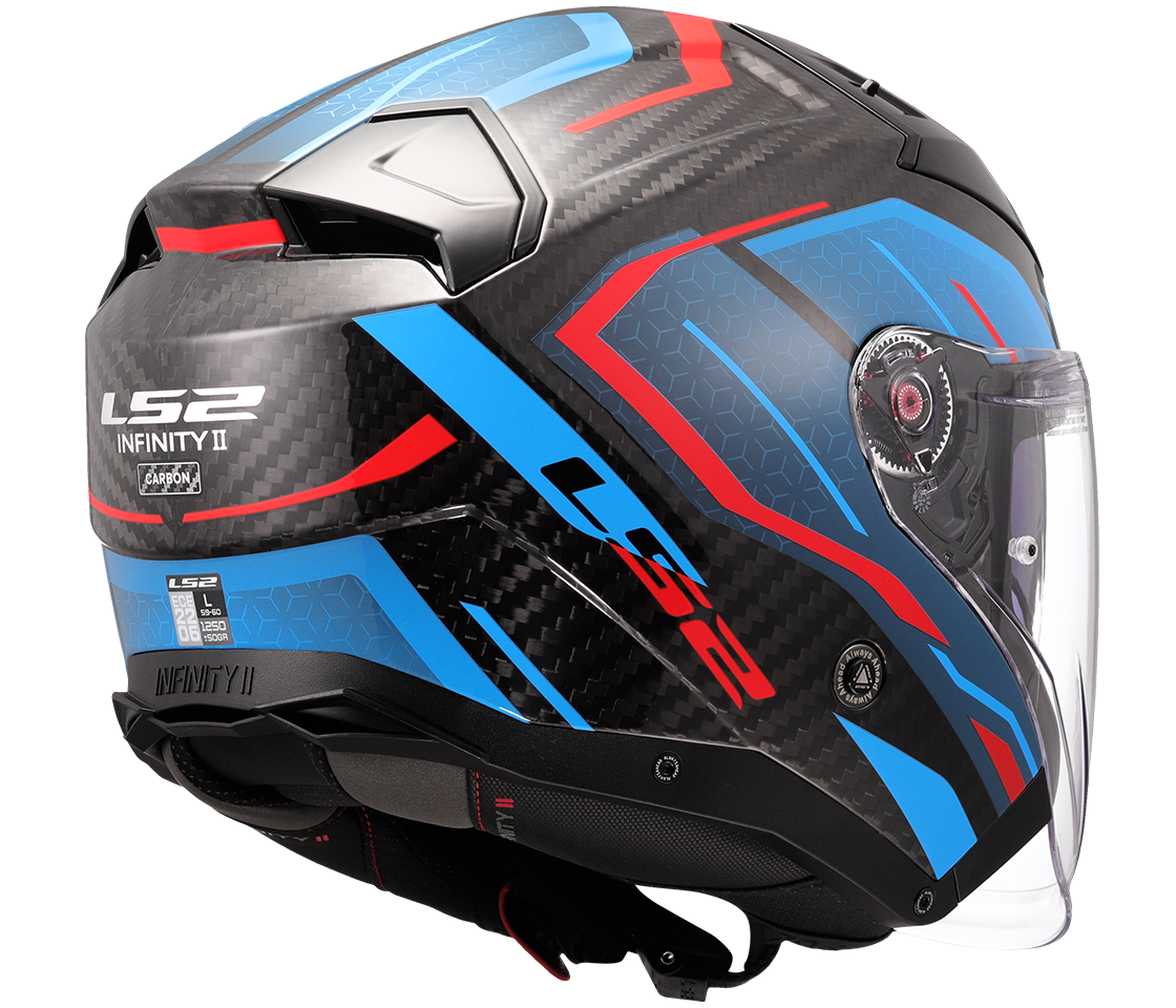 LS2 OF603 INFINITY II C URUS BLUE RED-06 3XL