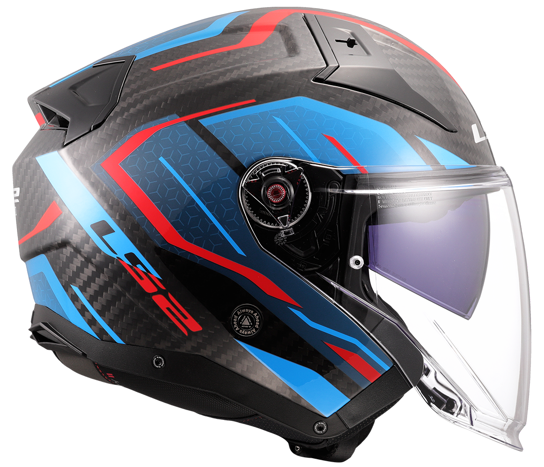 LS2 OF603 INFINITY II C URUS BLUE RED-06 3XL