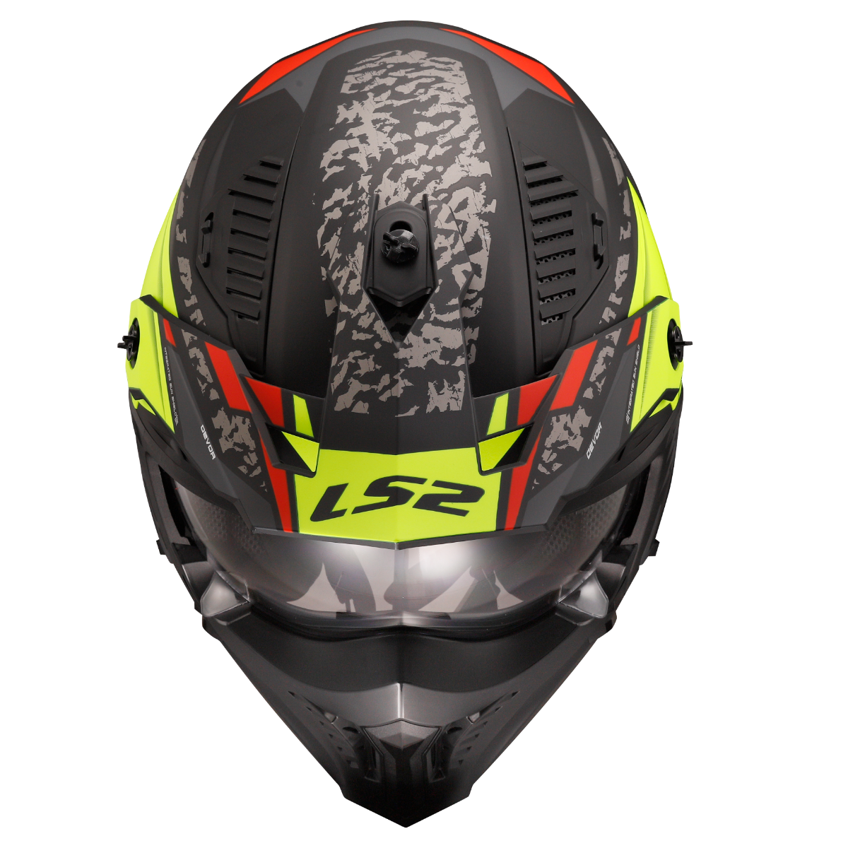 LS2 OF606 DRIFTER DEVOR M.BLACK H-V YELLOW-06