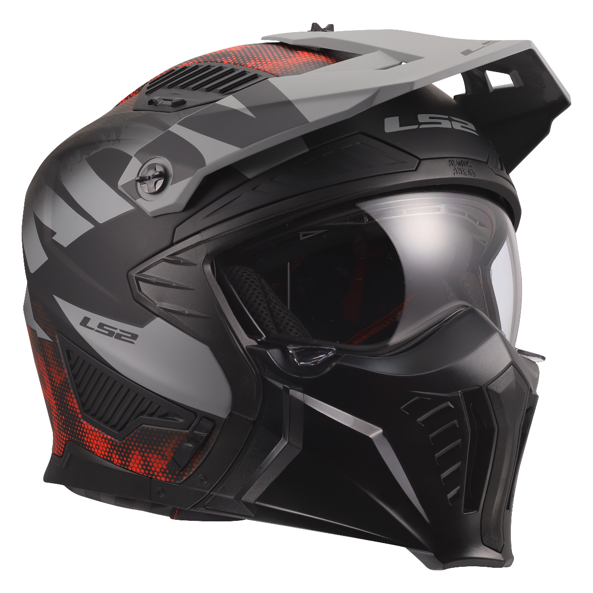 LS2 OF606 DRIFTER GAS GREY RED-06