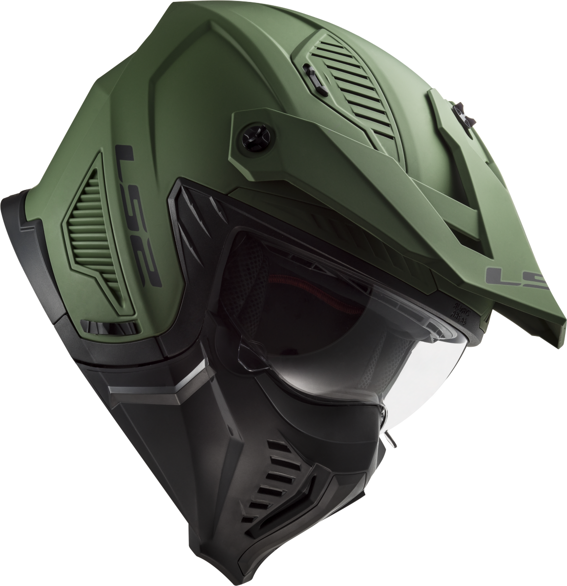 LS2 OF606 DRIFTER SOLID MATT MILITARY GREEN-06