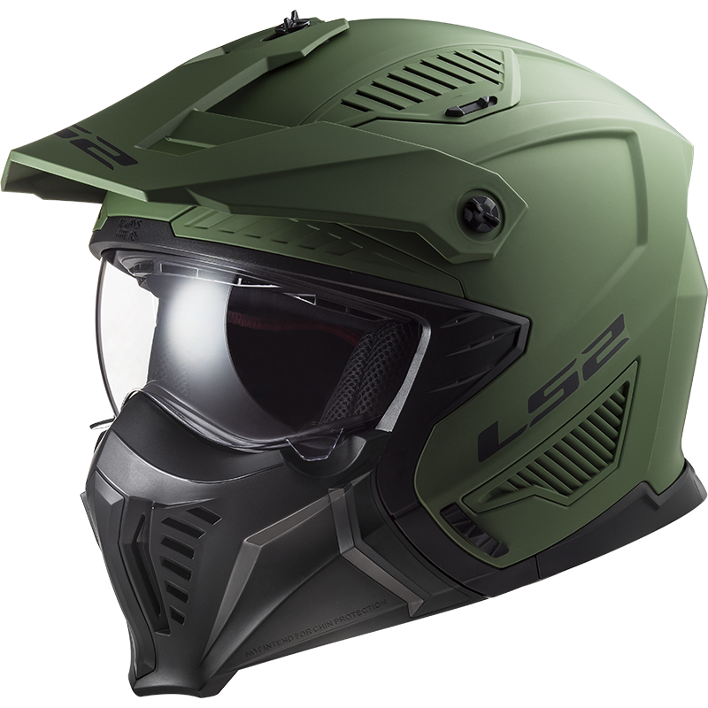 LS2 OF606 DRIFTER SOLID MATT MILITARY GREEN-06