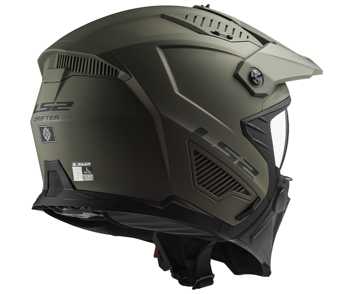 LS2 OF606 DRIFTER SOLID MATT SAND-06 L