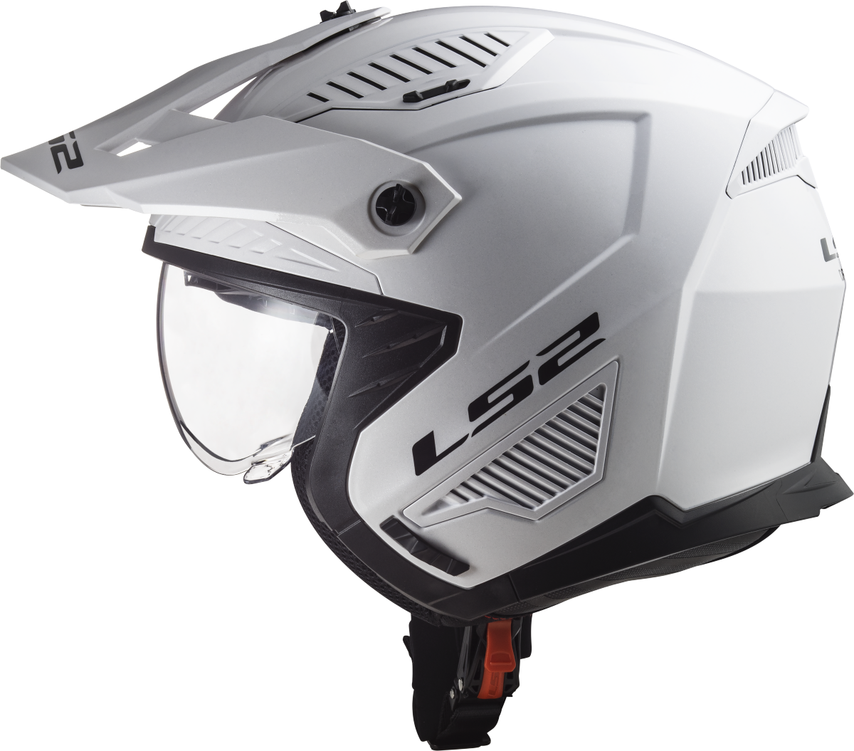 LS2 OF606 DRIFTER SOLID WHITE-06 XS