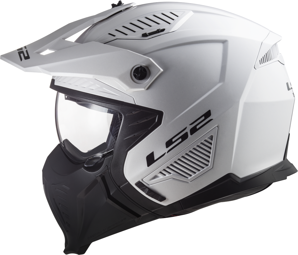 LS2 OF606 DRIFTER SOLID WHITE-06 XS