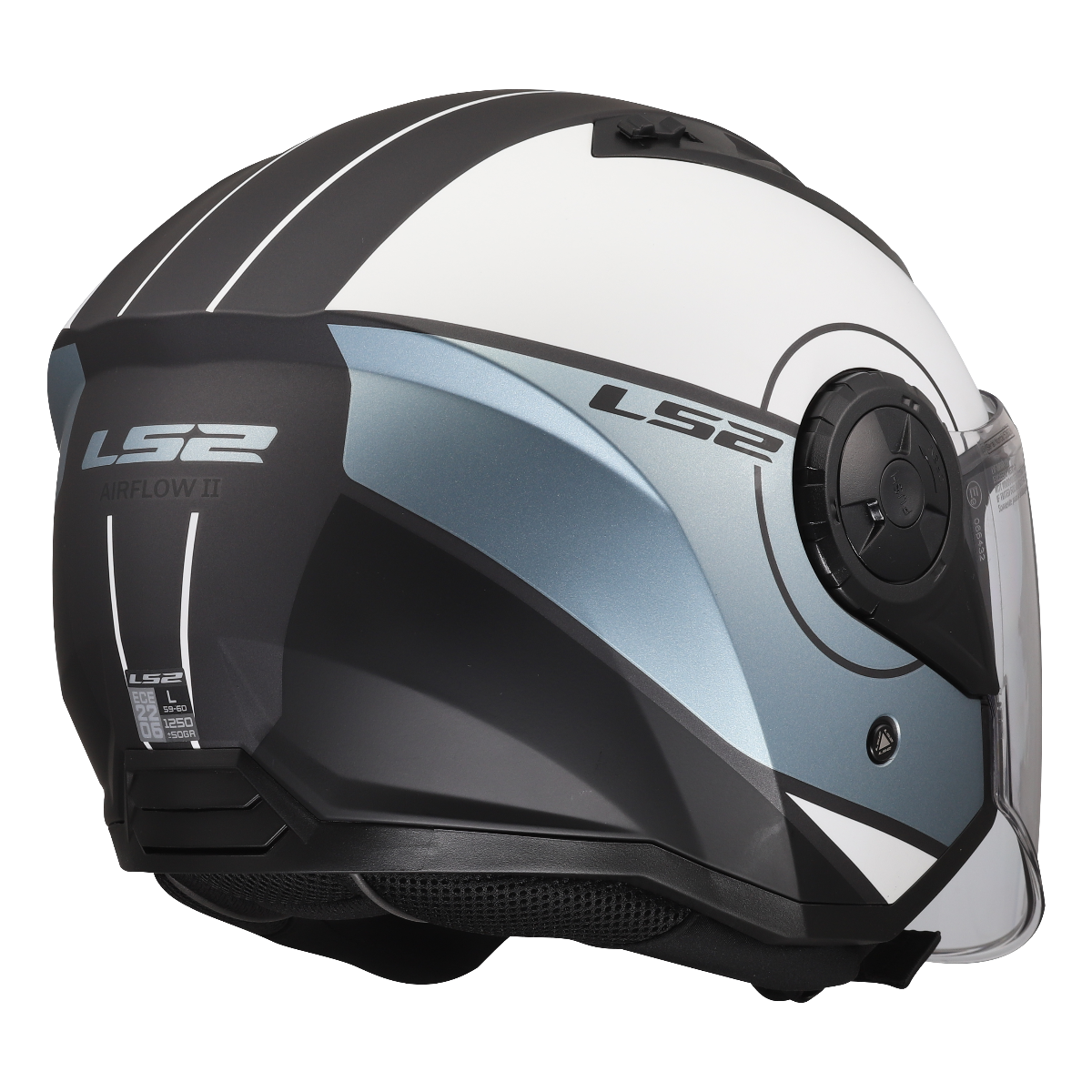 LS2 OF616 AIRFLOW II COVER GREY BLUE-06