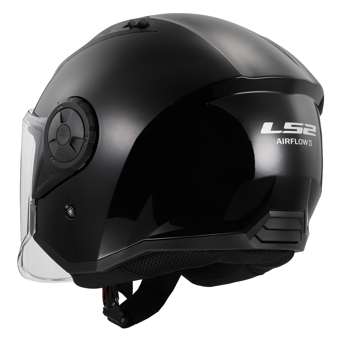 LS2 OF616 AIRFLOW II SOLID GLOSS BLACK-06