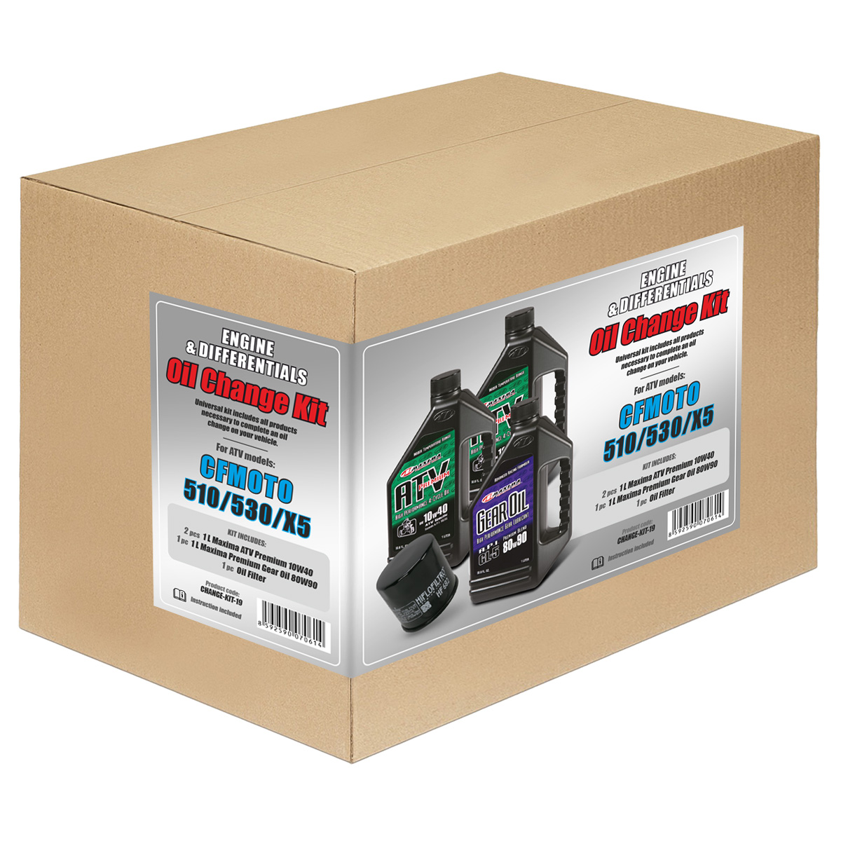 Oil change kit + diff - CFMOTO 510/530/X5