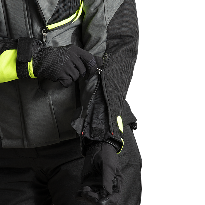 LS2 PHASE MAN JACKET GREY BLACK YELLOW