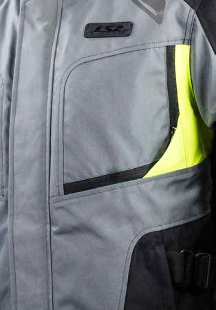 LS2 PHASE LADY JACKET GREY BLACK YELLOW