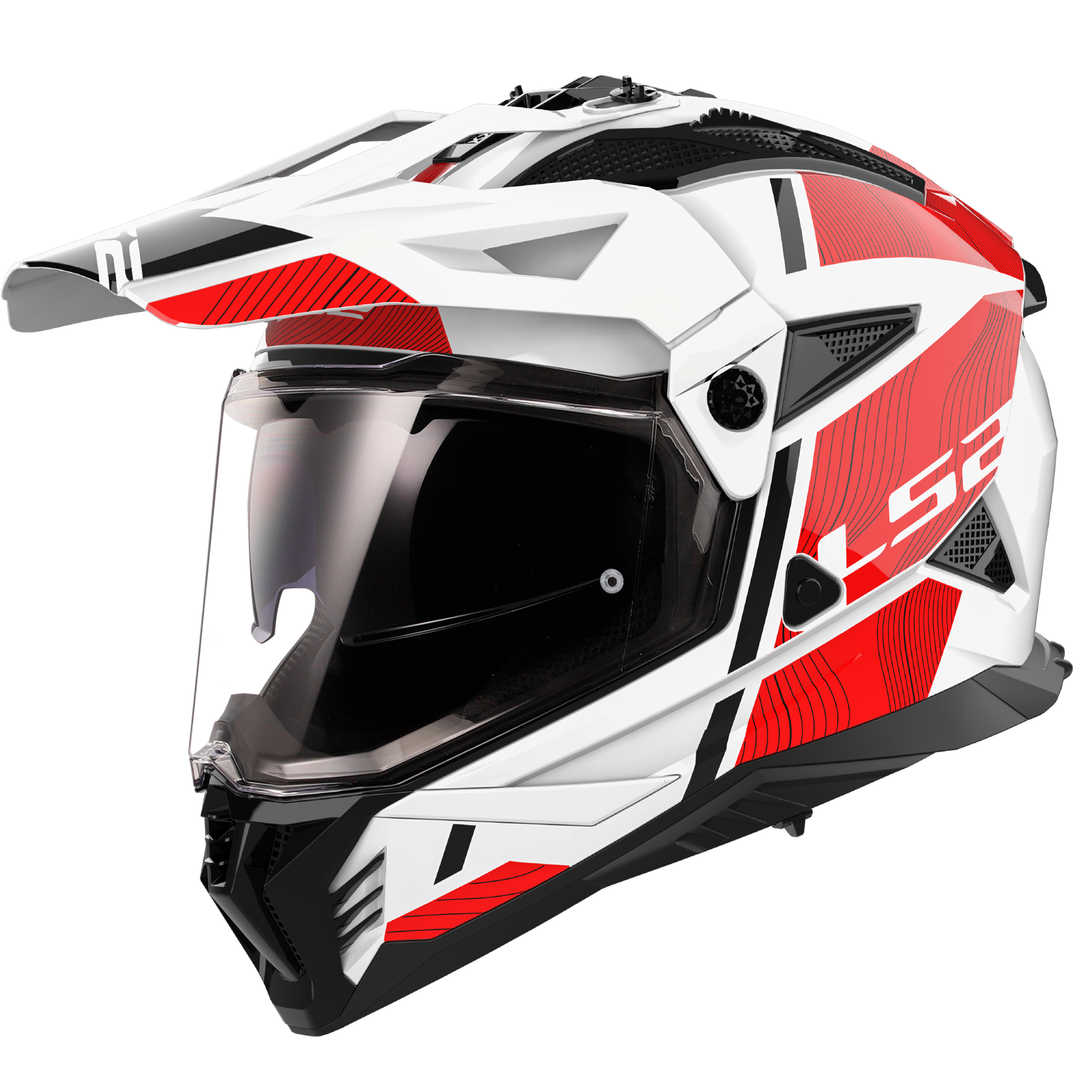 LS2 MX702 PIONEER II HILL WHITE RED-06