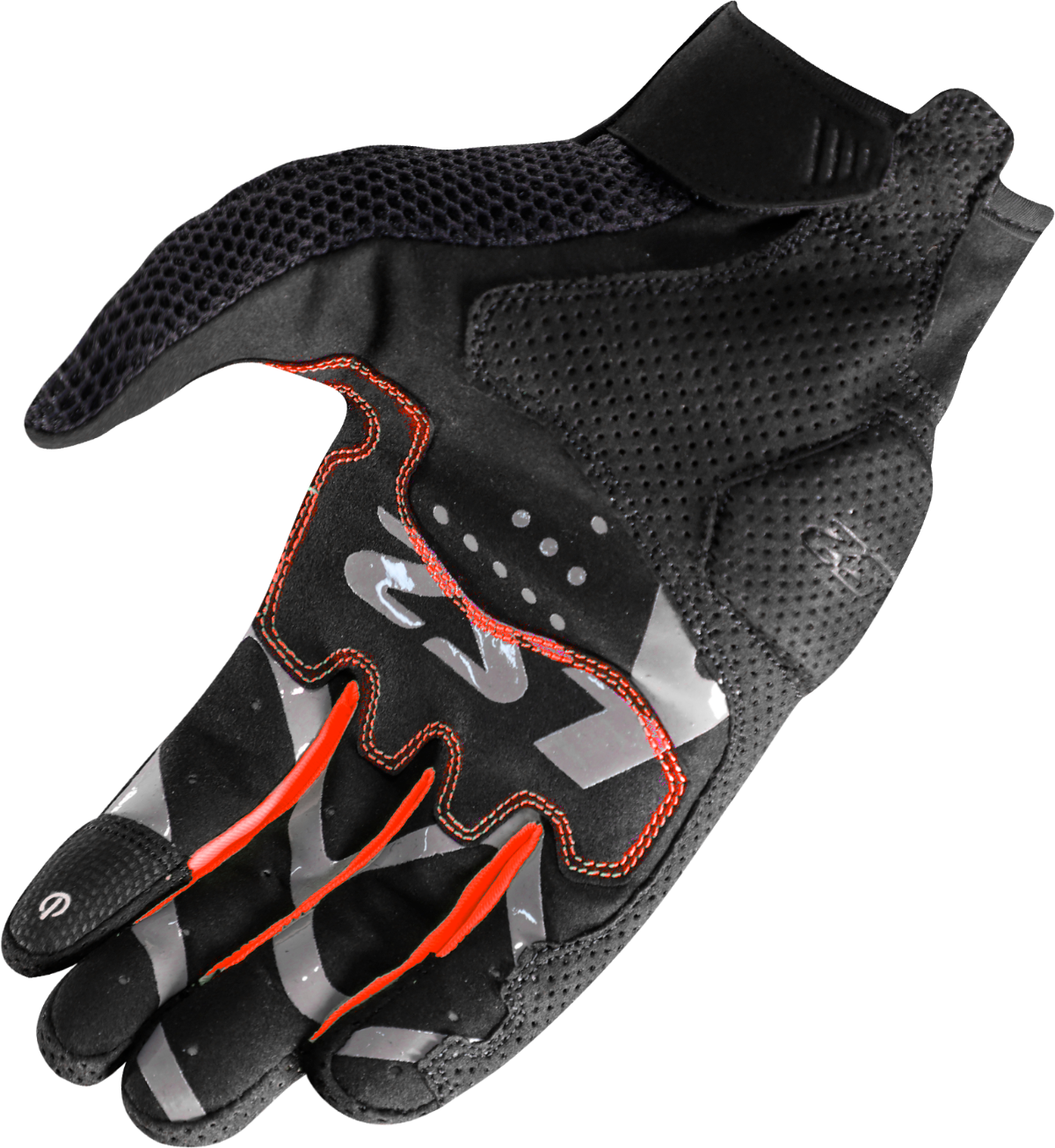 LS2 RAY II MAN GLOVES BLACK RED