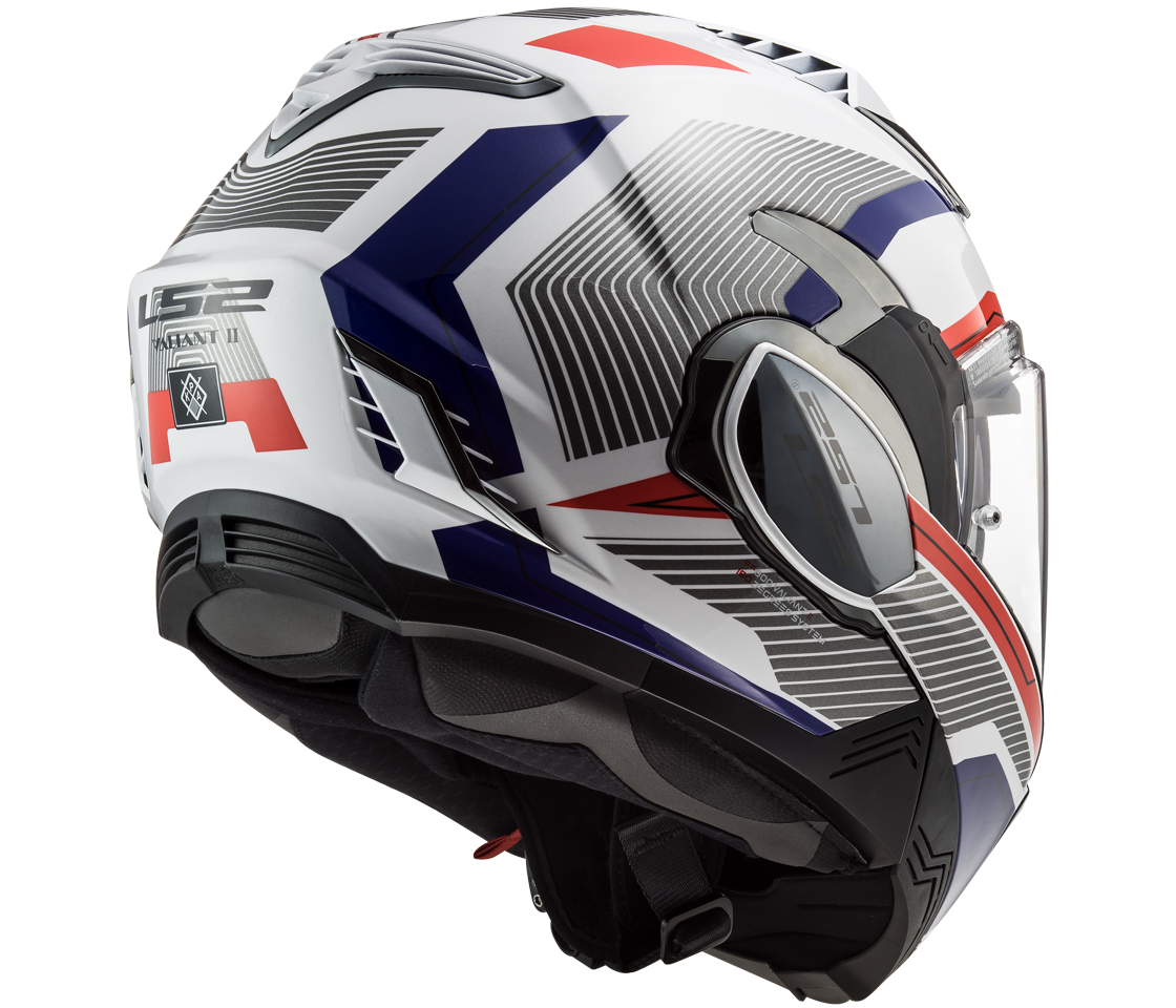 LS2 FF900 VALIANT II REVO WHITE RED BLUE