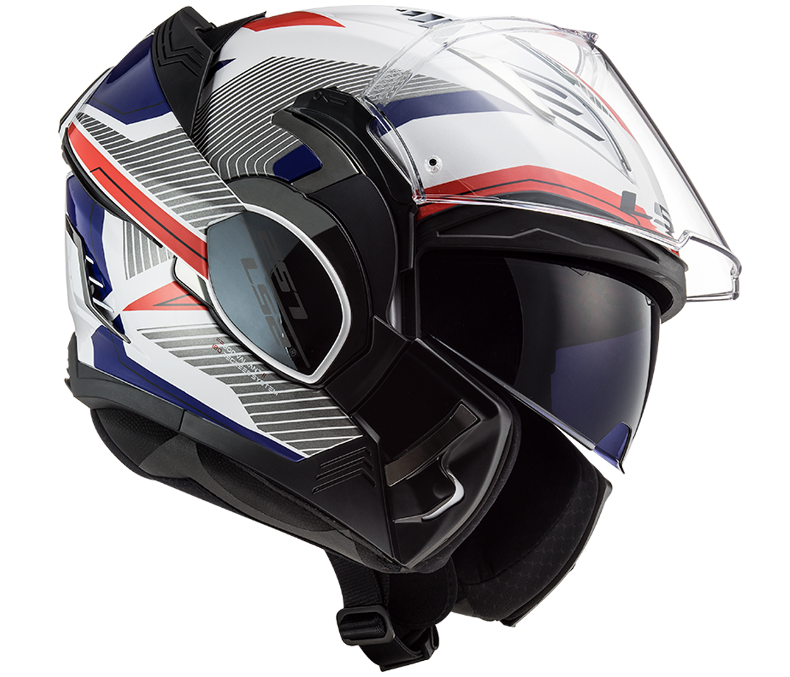 LS2 FF900 VALIANT II REVO WHITE RED BLUE